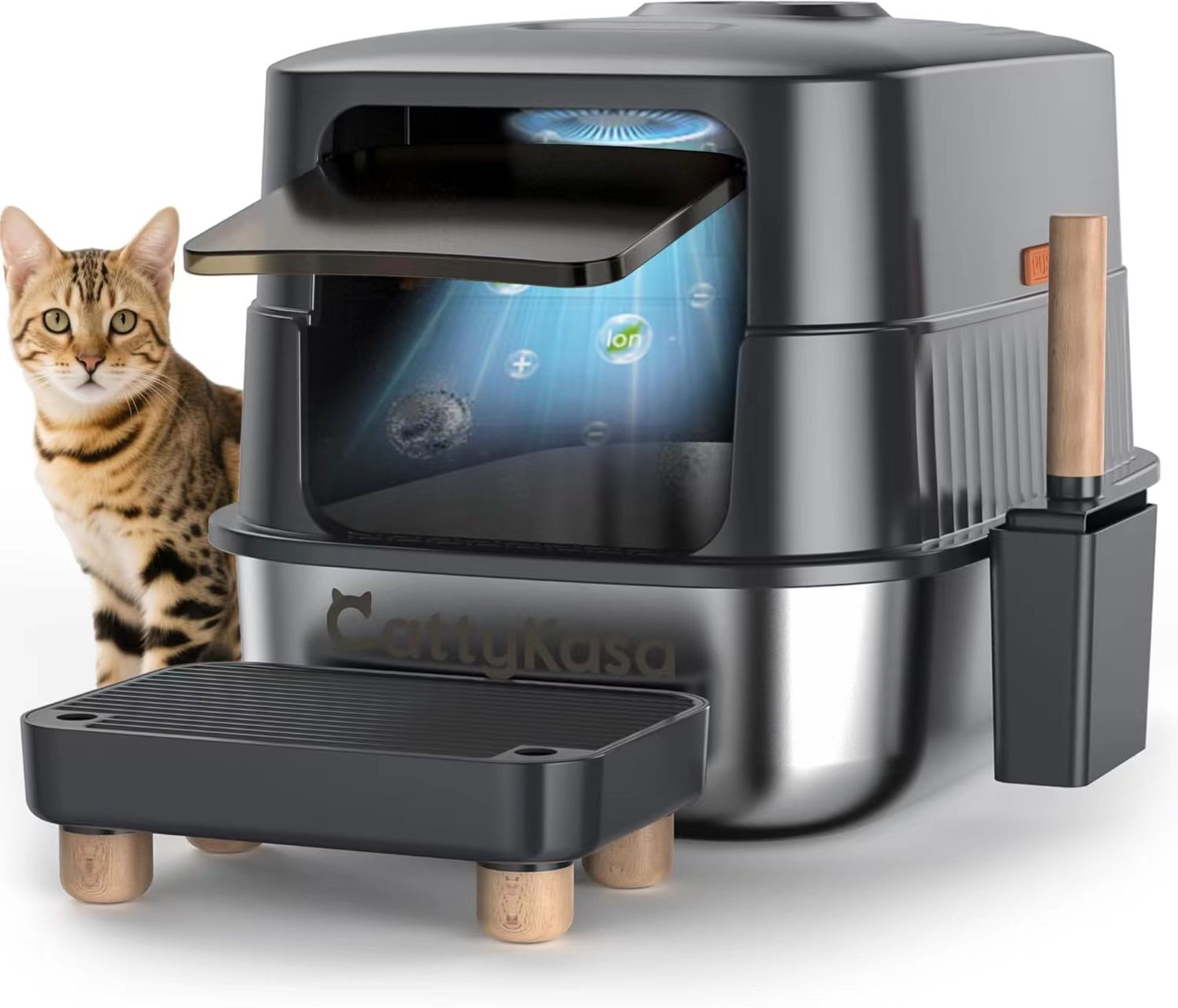 Stainless Steel Cat Litter Box